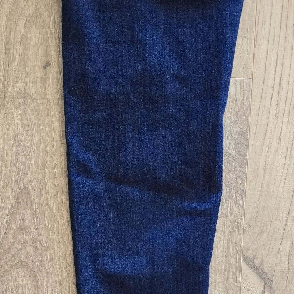 Classic Navy Distressed Skinny Jeans - Picture 16 of 16